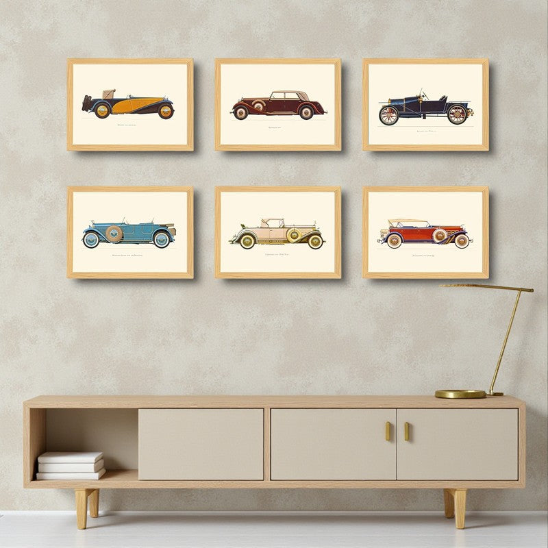 Retro Vroom Wall Art - Set Of Six media 3