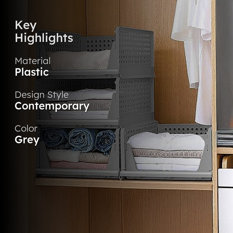 Closette Four Tier Cloth Organiser -Set of Four media 2