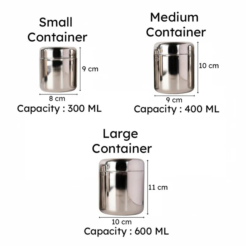 Brijo Storage Container (300/400/600 mL) - Set Of Three media 6