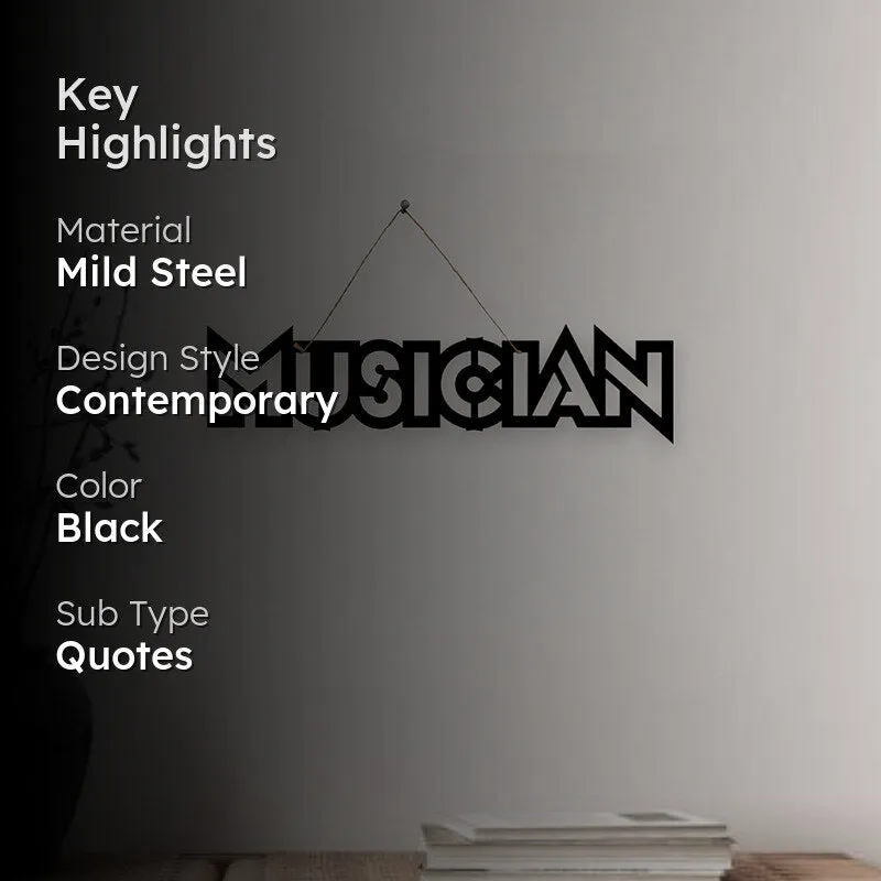 Musician Mild Steel Wall Accent media 2