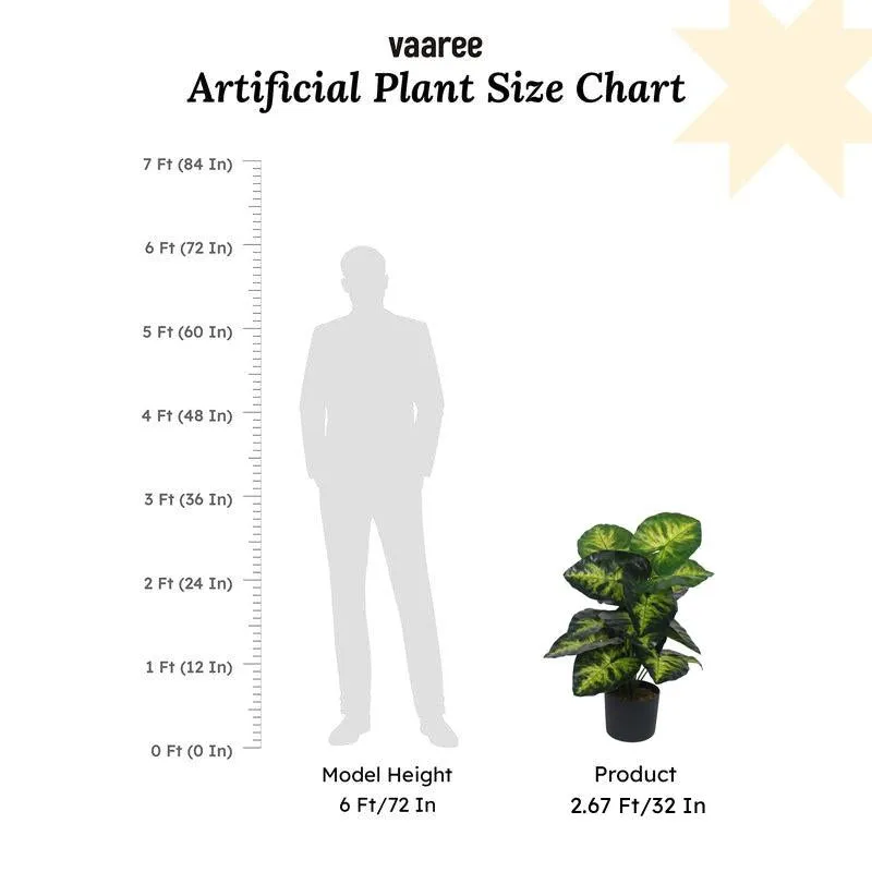 Faux Lush Monstera Plant With Black Plastic Pot - 2.6 Feet media 9