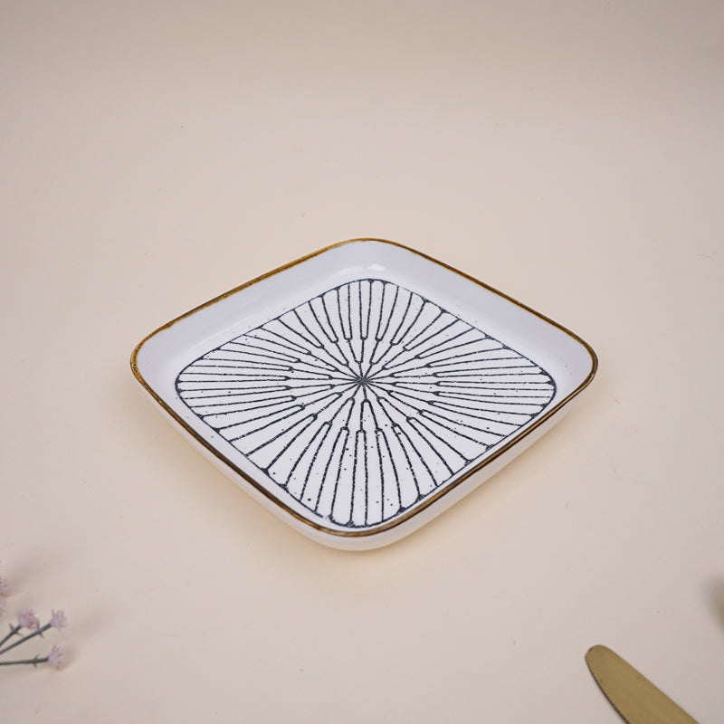 Jimo Square Snack Plate - Set Of Two media 4