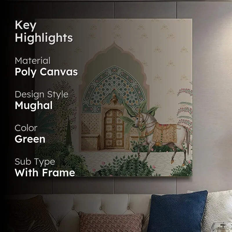 Ornate Courtyard Wall Painting media 2