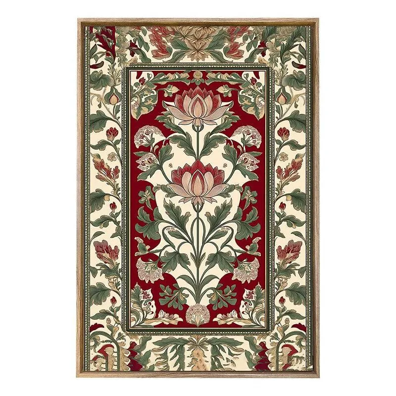 Sundar Bagan Canvas Traditional Wall Art With Frame media 7
