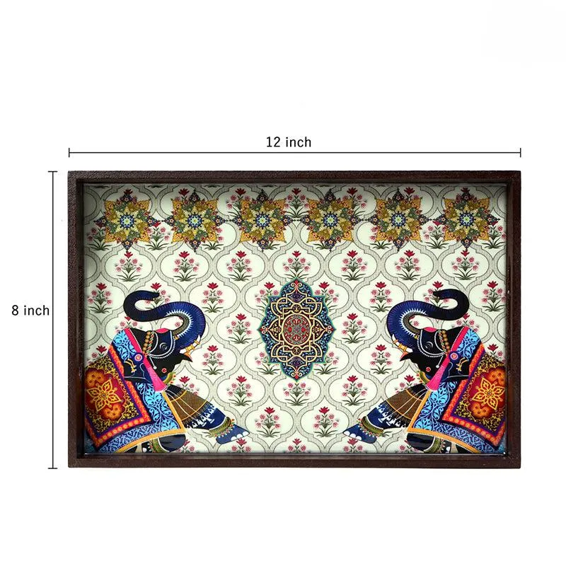 Mughal Serenade Serving Tray media 5