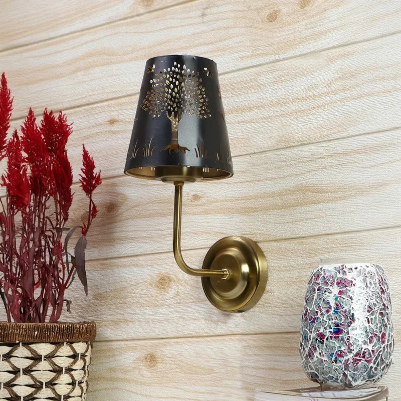 AuraCut Tree Metal Wall Lamp media 3
