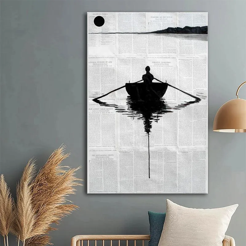 The Reflective Row Wall Painting media 4