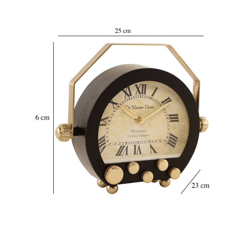 Cosie Table Clock - Black media 6