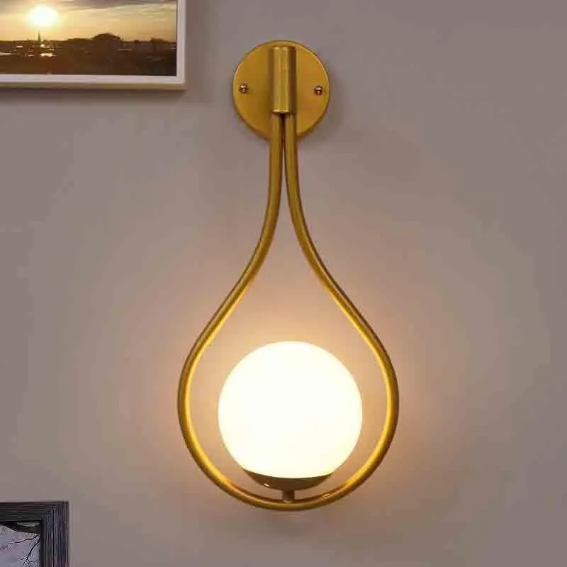 Aura Pendant Glass & Metal Wall Lamp media 5
