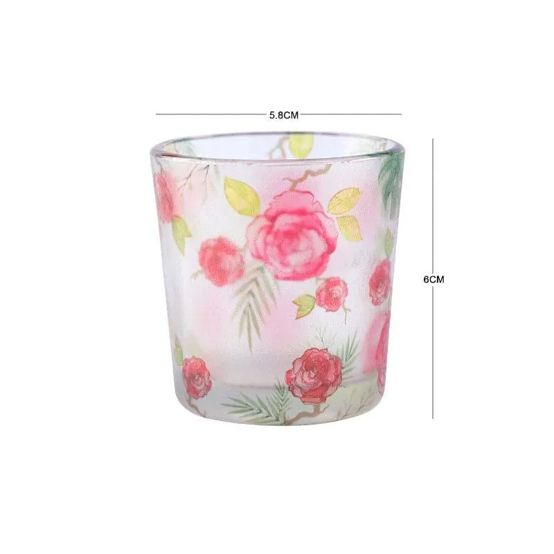 Rosey Romance Candle Votive - Set Of Two media 4