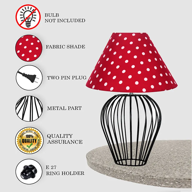 Spire Curve Metal Table Lamp - Red,White,Black media 4