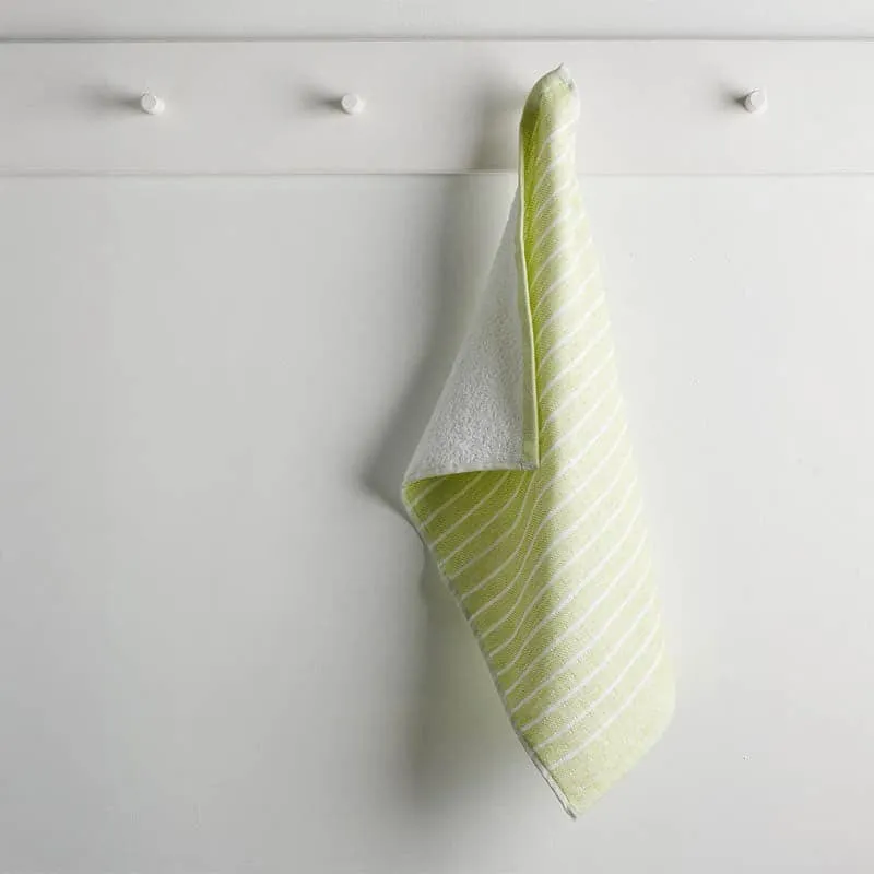 Imrie Cotton Terry Hand Towel (Light Green) - Set Of Two media 4