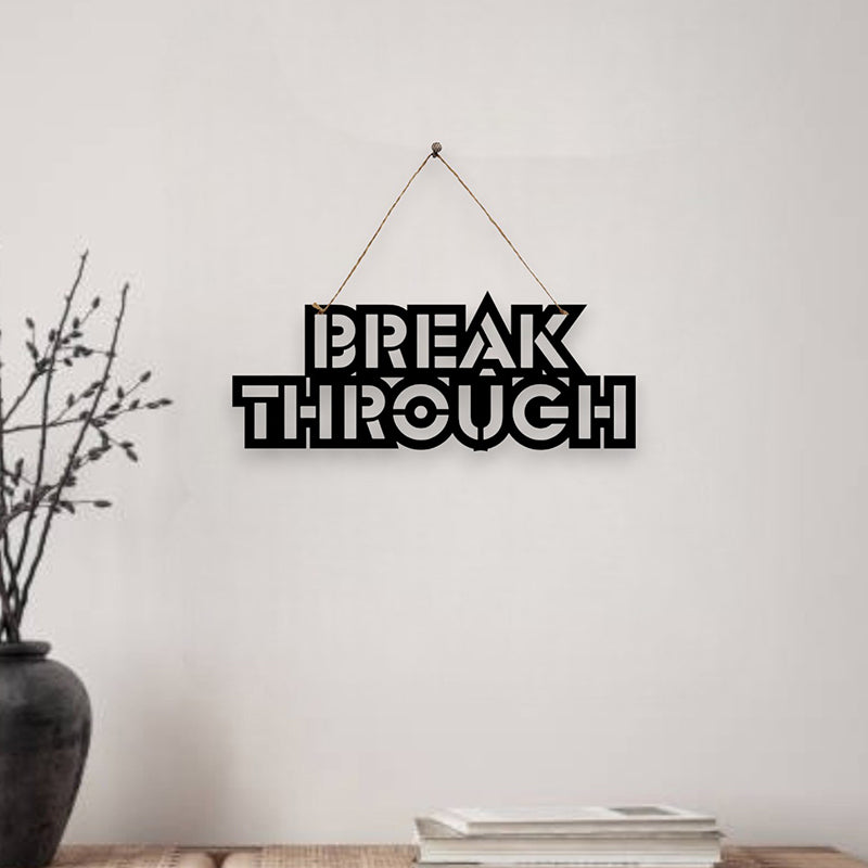 Break Through Mild Steel Wall Accent
