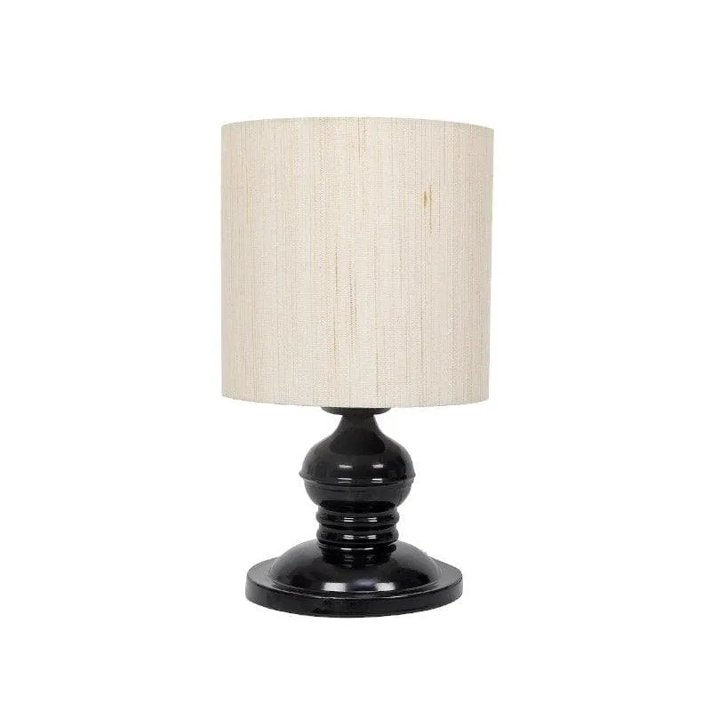 Wana Gino Fabric Table Lamp - Beige,Black media 4