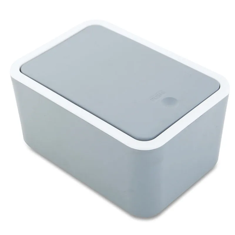 Mille Plastic Storage Basket - Grey media 4