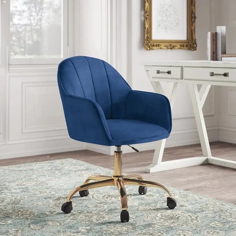 Chairon Metal Office Chair - Blue media 1