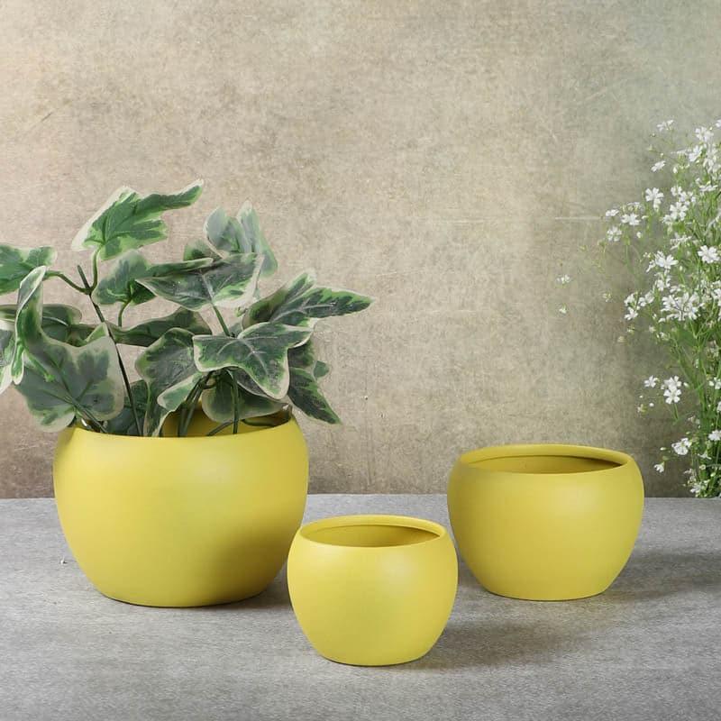 Ivera Dune Planter (Yellow) - Set Of Three media 4