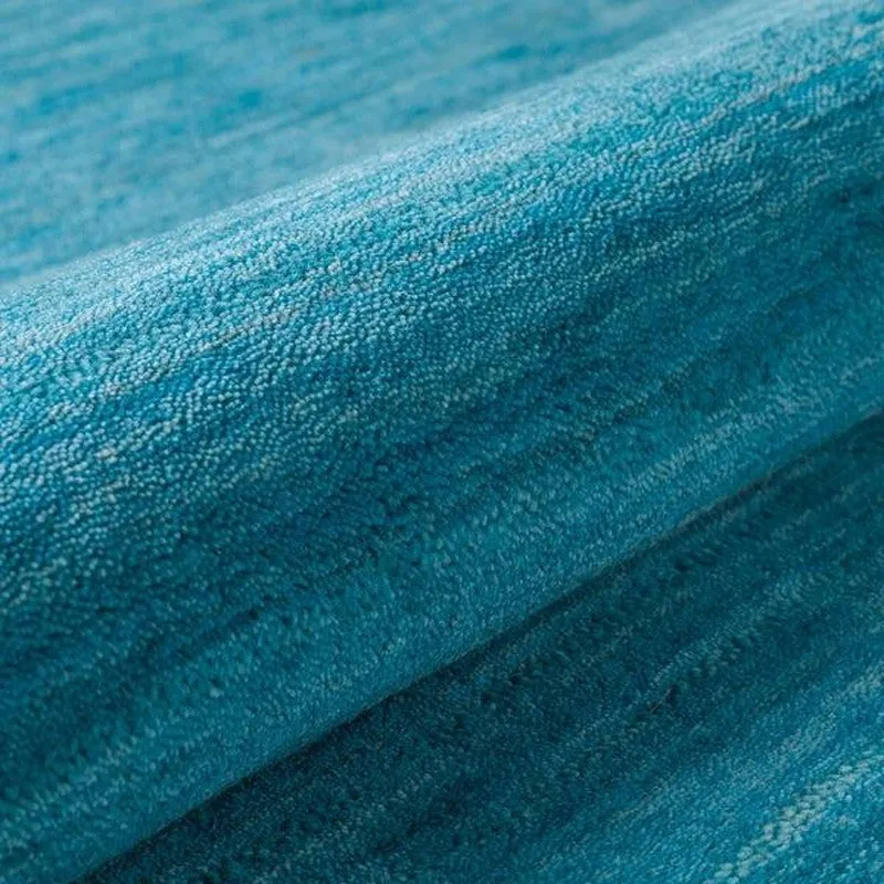 Aylin Hand Woven Wool Rug - Blue media 5