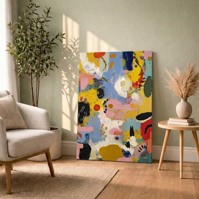 Vividrift Structure Canvas Wall Art