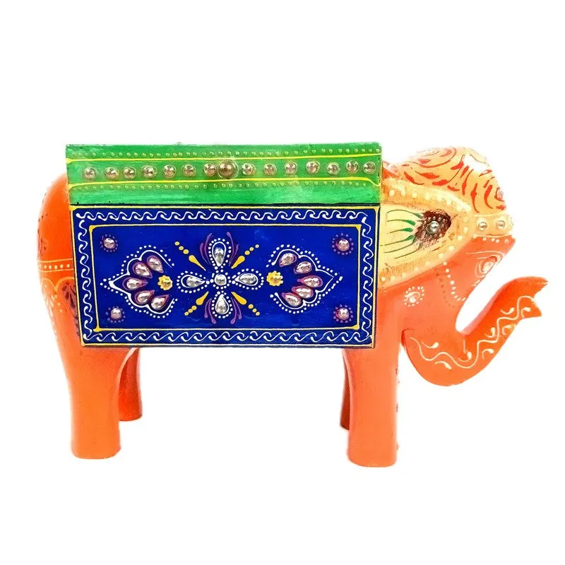 Grand Wooden Elephant Regal Jewel Box media 3
