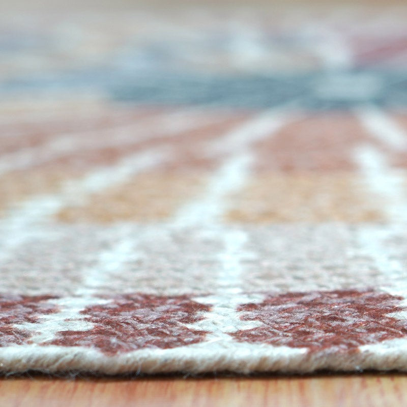 Harsa Boho Round Cotton Rug media 7