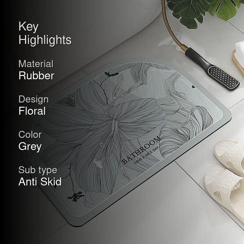 Silver Sands Rubber Bath Mat media 2