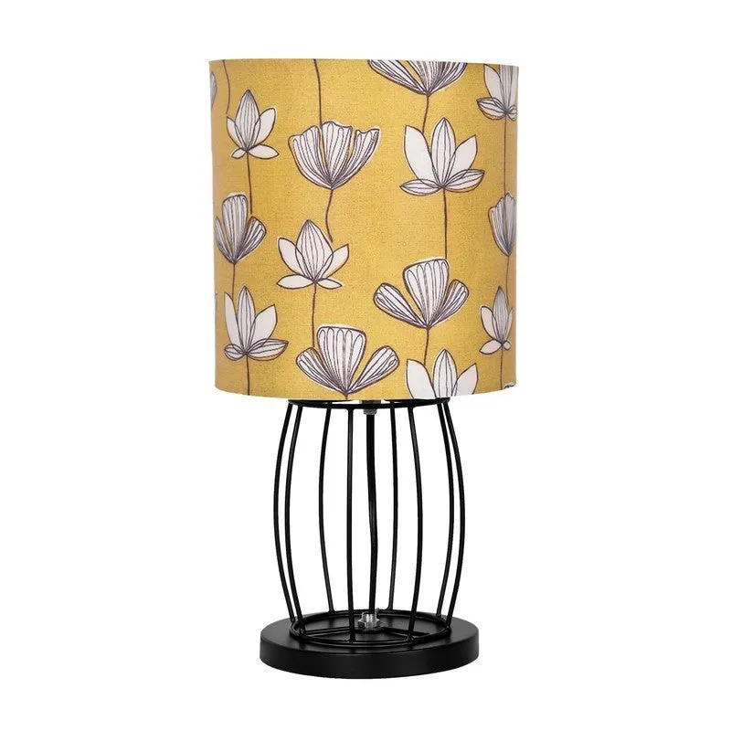 CrownGlow Premium Metal Table Lamp - Yellow,Black media 3