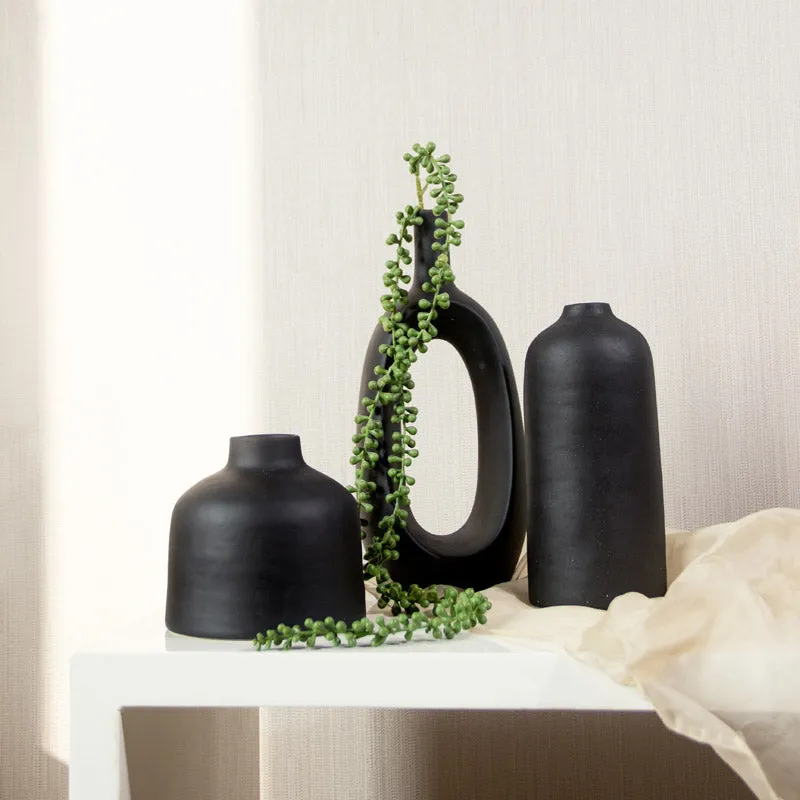 Heltina Ceramic Vase - Three Piece Set media 1