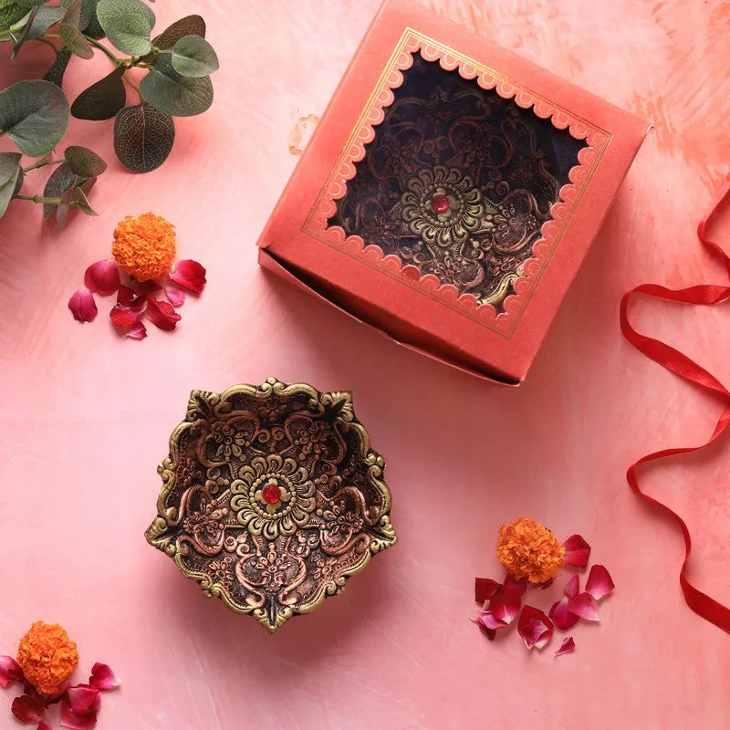 Panchmukhi Diya - Set Of Two media 5