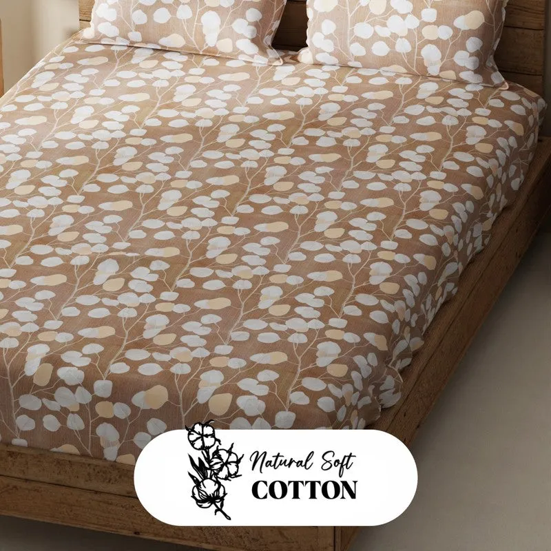 Rivara Bedsheet (Brown) - 115 GSM media 5