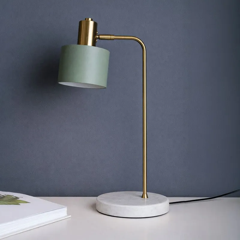 AarviDecor Alden Marble Table Lamp - Green media 4