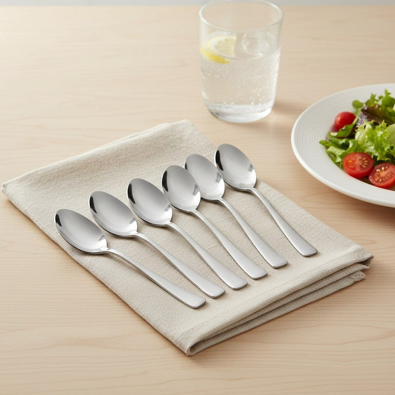 Lucia Stainless Steel Baby Spoon - Set of Six