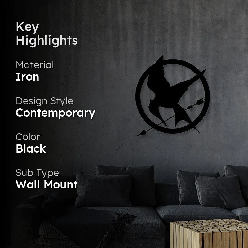 Hunger Games Movie Black Iron Wall Accent media 2