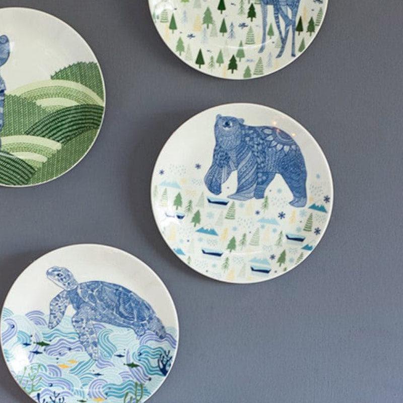 Animal Illustrative Series Wall Plate - Bear media 3