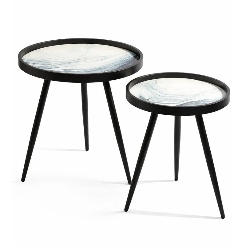 ScandiNest Mango Wood Side & Bedside Tables - Set of Two media 3