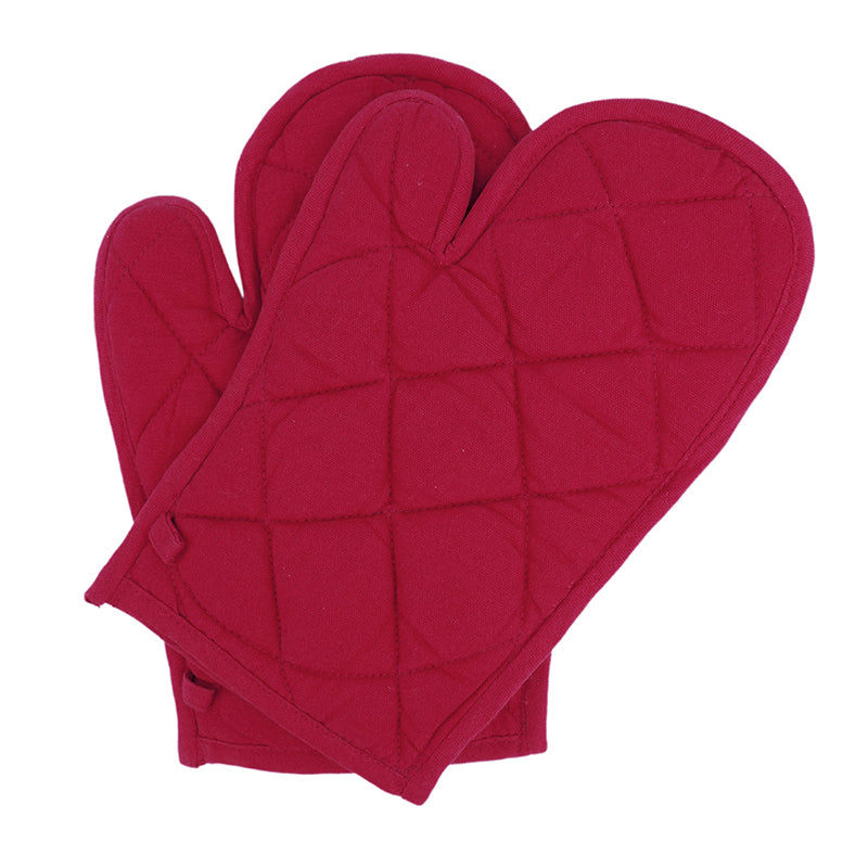 Swayam Garde Kitchen Gloves (Red) - Set Of Two media 6