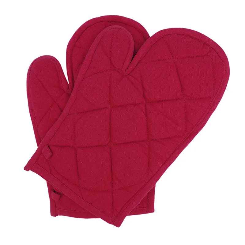 Swayam Garde Kitchen Gloves (Red) - Set Of Two media 6