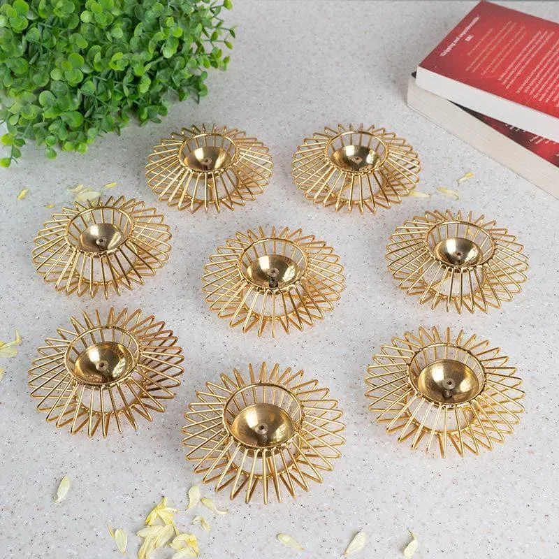 Surya Ethnic Diya - Set Of Eight media 1