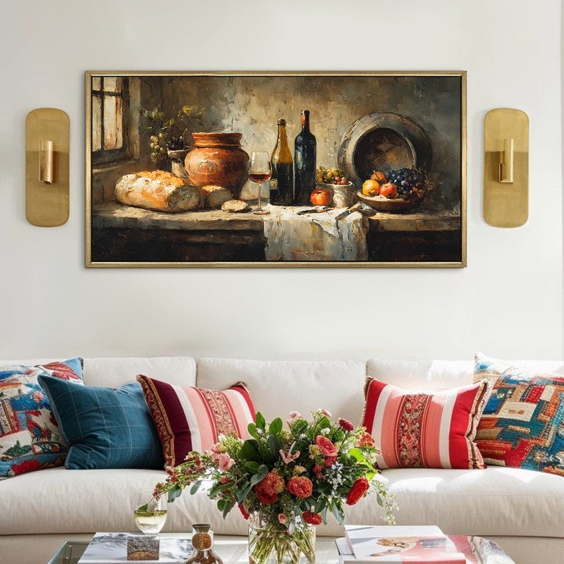 Windowlight Canvas Wall Painting With Frame