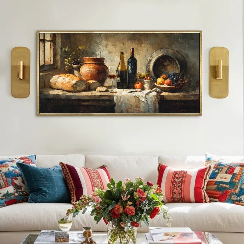 Windowlight Canvas Wall Painting With Frame media 1