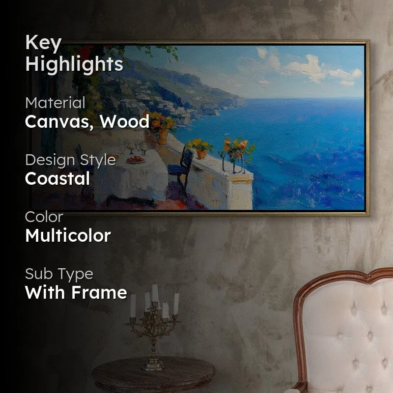 Sail Beyond Canvas Wall Painting With Frame media 2
