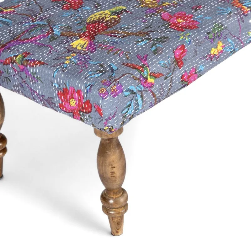 Daxor Sheesham Wooden Bench - Grey media 6