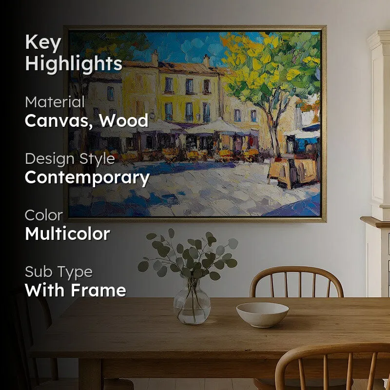 Treescape Canvas Wall Painting With Frame media 2
