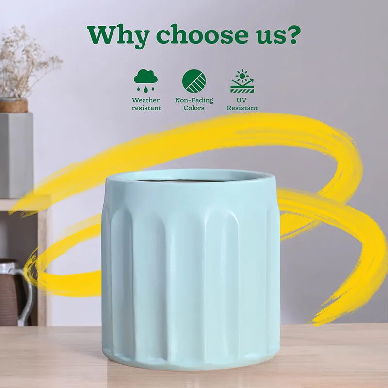 Ugaoo Straits Ceramic Planter - Green media 6