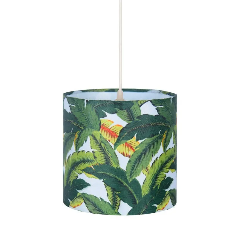 LustraGlow Metal & Fabric Ceiling Lamp media 4