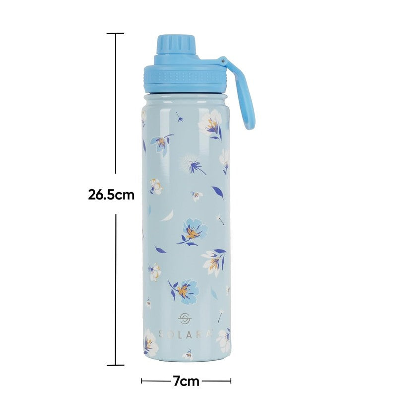 Solara Insulated Stainless Steel Bottle (650 mL) - Blue,Black media 7