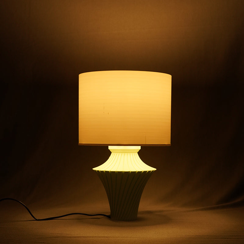Verde Shade 3D Printed Table Lamp - Blue,White media 3