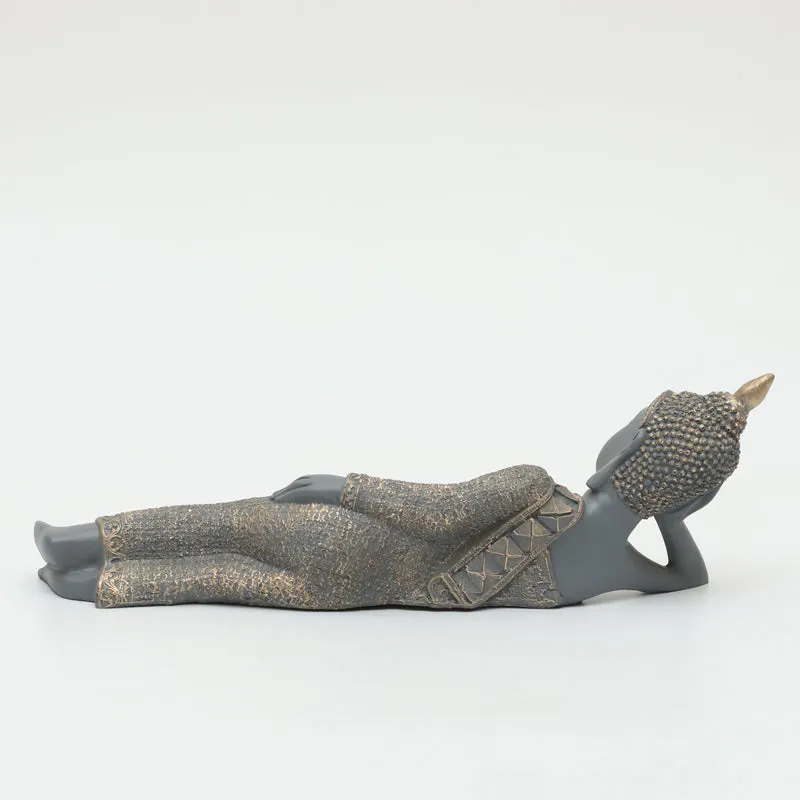 Buddha In Thought I Showpiece - Grey media 7