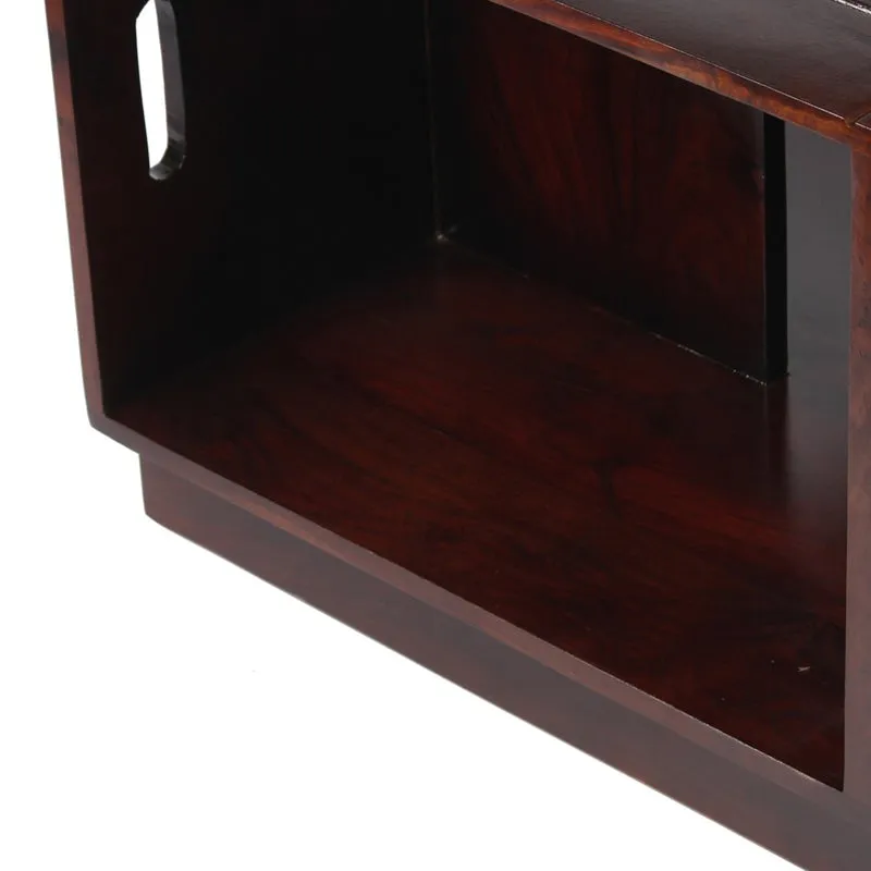Vervon Sheesham Wooden Center Table - Brown media 9