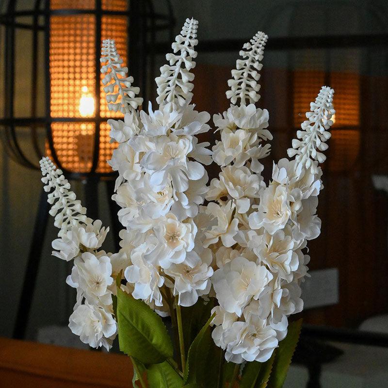 Faux Everlasting Snapdragon Flower Stick - White media 3